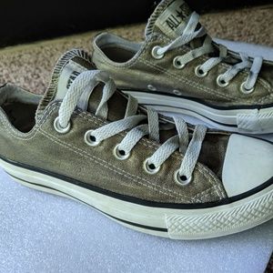 Golden sparkling converse